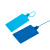 物流挂签吊牌快递面单通用标签塑料标识德邦安能挂牌挂牵扎带封条 250T蓝色（80*100）100条