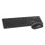 微软（Microsoft）樱桃 DW2300 无线键鼠套装 简洁轻薄 全尺寸104键 商务办公家用 黑色 黑色