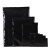 嘉博森黑色自封袋(100只）不透光密封袋 PE避光包装袋 防尘防水化工原料封口袋 黑色自封袋 40*60cm(16丝)