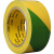 羽的王黄绿PVC警示胶带地面划线地板胶双色斑马线胶带 【黄绿斜纹】宽40mm*33米*1卷