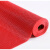 防滑垫PVC塑料地毯大面积门垫卫生间厕所厨房s型网眼浴室防滑地垫 红色【4.5MM中厚】 1.8米宽X【10米长】