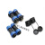 防水航空插 塑料防尘连接器 SD20 3/4/5/6/7/9芯 蓝色 黑色焊接 单母插座