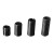黑色304不锈钢凹端紧定螺丝机米顶丝无头内六角螺丝M3M4M5M6M8Q M8*12(10颗)