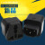 PDU转换插头UPS C13转国标插座 服务器IEC320-C14插头转国标 黑色（单独三孔） 黑色（三孔+二孔）