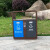 迪恩斯（DEANS）分类垃圾桶户外大号两分类环卫垃圾箱室外公园小区广场商用果皮箱 镀锌板桶身+不锈钢投口