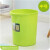 中环力安 垃圾桶创意大号办公室无盖垃圾篓塑料桌面厨房卫生间垃圾桶8 中号绿色 24X27cm