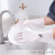 家务清洁手套男女洗碗洗菜加厚防水耐用厨房橡胶洗衣服乳胶手套 S码小号 字母款2双