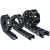 尼龙拖链雕刻机电缆穿线槽机床塑料履带桥式坦克链条工业传动链条 (内高*内宽)25*25