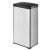 动真格（DONGZHENGE）商用智能感应垃圾桶方形大容量办公室分类带盖果皮箱 白色30+30升
