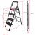 稳耐 werner 梯子1.5米人字梯四步梯折叠登高梯室内铁梯 S404-1CN