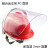 适用铝支架防冲击有机玻璃透明头盔安全帽打磨防护面罩PC耐高温满 透明3mm有机面屏+铝箔围脖面罩