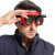 代尔塔 电焊气焊铜焊眼镜 防强光防飞溅焊接眼罩 101013 红色