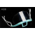 京汇莱适用于透明口罩防雾透气硅胶舒适餐饮烘焙防护可水洗口屏塑 浅蓝色10支装 均码