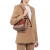 COACH(蔻驰) Madison系列女士单肩包 经典山茶花链条斜挎包 时尚女包 棕色 C0827 B4NQ4 尺寸：长24*宽8*高17cm