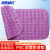 海斯迪克 HK-430 PVC防滑垫 按摩脚垫 浴室浴缸防滑垫 洗澡防滑吸盘垫子 紫色45*78cm