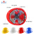 安力 安全帽工地建筑工程电力国标ABS领导监理安全头盔透气免费印字 不透气玻璃钢1402红色