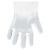 嘉湛力（JIAZHANLI）一次性PVC手套整合装/100只/10袋 透明色 标准0.8克
