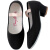 艾舞戈舞蹈鞋女北舞英皇芭蕾民族考级代表性黑色带跟性格舞鞋儿童练功鞋 黑色-棉布-跟2.5cm 34
