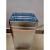 户外垃圾桶内桶 内胆 不锈钢垃圾桶 镀锌板方形桶 白铁皮桶 白色长30*宽30*高48CM