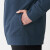 无印良品 MUJI 男女通用 紧密编织毛圈 拉链连帽衫 休闲外套 无性别 卫衣 烟熏蓝色 XXS-XS(150/72A)