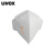 uvex优维斯 8733200 防尘KN95口罩 防颗粒物防雾霾花粉PM2.5 折叠式头戴口罩 30只/盒