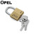 OPEL 菱形铜锁 仓库大门储物柜子锁双舌铜芯行李箱锁 DB30