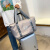 SHENG BI JIU旅行手提包多功能旅行健身包两层伸缩大容量旅行包运动手提包 迷雾蓝