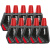 卓达（trodat）7011 回墨印章专用印油回墨日期发票印油实验室检验章印油 量贩红色10瓶