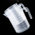 食品级塑料量杯带刻度奶茶专店带盖大容量量筒烘焙1000ml耐高温 1000ml2