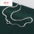 TCT权蛇骨链加长加粗款银项链新款银链子毛衣（520情人节生日礼物） 吊坠银项链单条(约16寸40cm)+精