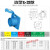 第二代工业插头插座连接器3芯4P5孔16A/32A防水非防爆IP44 第二代3P16A IP44明插座GP-101
