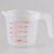 适用于厨房烘焙容器透明加厚量杯带刻度2502F5002F1000毫升级塑料 定制 面粉量杯125克250ML