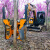 常青移树机 挖掘机改瓣式液压起树铲大型带土球起苗机自动挖树机 CS500履带式主机