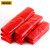 斯威诺 N-3769 红色小号背心垃圾袋 透明手提方便袋外卖超市打包袋32*52CM100个
