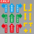 京洲实邦 磨砂防滑指示牌参观通道人行通道标识十型T型一型位置定位标识 12*30cm12款ZJ-1564