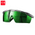 谋福CNMF 电焊眼镜焊工护目镜强光电弧防护眼镜电焊护目镜（黑灰色）666 淡绿色