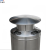 卓越思 不锈钢垃圾桶 烟蒂柱 圆柱型烟灰柱 HM-129R 01 个