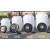 300L加厚大桶200L公斤塑料桶/实验室废水桶/工业化工桶500L 300型立圆黑盖普通款装水530斤