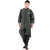 贸正（MaoZheng）雨衣连体黑橡胶100丝三合一夹网PVC针织布配鞋