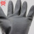 威蝶36cmA-1黑色标准中厚乳胶手套防水防污耐酸碱防腐蚀  1双