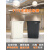长方形户外垃圾桶2024新款带盖大容量厨房商用餐饮厨余办公室 20L进口料桶(无盖款)+100个进