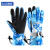 苏识 滑雪手套男女冬季保暖防水加厚加绒触屏户外/双 蓝白涂鸦 L 3460020