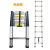加厚铝合金升降伸缩梯人字折叠梯多功能工程梯阁楼梯竹节梯子 德标单面直梯20米