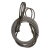 钢丝绳索具吊具起重工具手工插编钢丝绳双扣起重绳定制 11毫米 3米 (1吨)