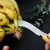 超锋利不锈钢菠萝刀水果刀小刀小弯刀香蕉刀水果刀削皮刀 长水果刀 一把装