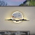 仁彩别墅新中式户外防水太阳能壁灯庭院外墙壁灯具花园露台圆形装 天地人和太阳能120cm暖光