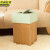 京洲实邦 标准哑光黑胡桃 北欧风木质垃圾桶创意带盖纸篓JZSB-9013