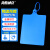 海斯迪克 物流吊牌标签挂签牌 加厚塑料挂牌封条止退扎带 8.5cm宽(100条)蓝色 HKCX-357