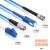 丰应子 室外铠装光缆带电源一体线成品线SC100米 FYZ-GYXTW-12B1-2*1.0