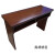 贴皮会议室双人会议桌条桌油漆培训桌椅组合长条形课桌三人位 1.2米(两人位红胡桃色)